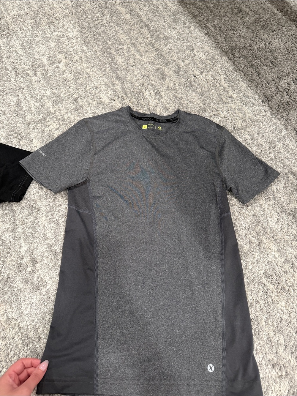 Xersion Men's Short Sleeve Athletic Tees - Black and Gray Bundle - Picture 4 of 6